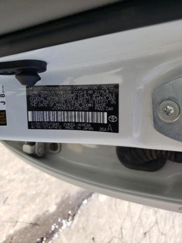 Photo 10 from auction – 2010 TOYOTA PRIUS with VIN JTDKN3DU5A1278722