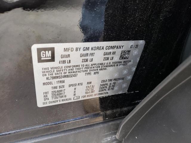 Photo 10 from auction – 2021 CHEVROLET TRAILBLAZE with VIN KL79MMS24MB032457