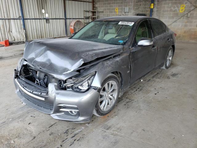 Photo 2 from auction – 2014 INFINITI Q50 BASE with VIN JN1BV7AP0EM684937