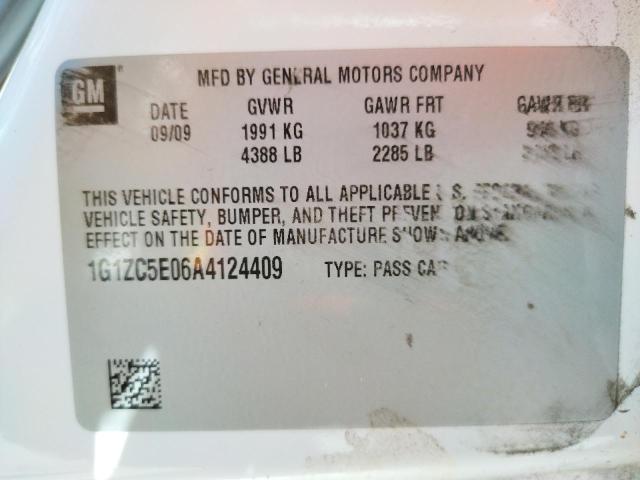 Photo 10 from auction – 2010 CHEVROLET MALIBU 1LT with VIN 1G1ZC5E06A4124409