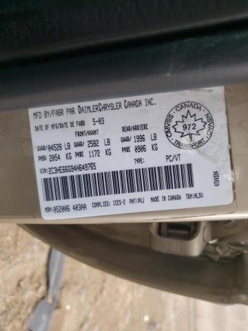 Photo 10 from auction – 2004 CHRYSLER 300M with VIN 2C3HE66G94H649765