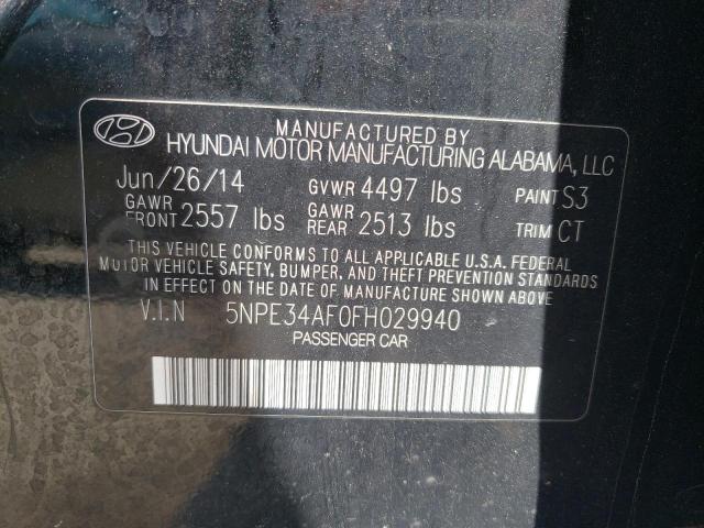Photo 10 from auction – 2015 HYUNDAI SONATA SPO with VIN 5NPE34AF0FH029940