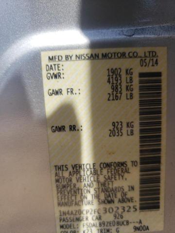 Photo 10 from auction – 2015 NISSAN LEAF S with VIN 1N4AZ0CP2FC302325
