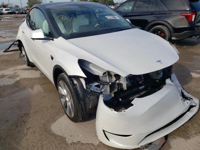 TESLA MODEL Y 2021 with VIN 5YJYGDED9MF163240 - Photo from auction