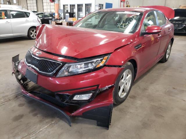 Photo 2 from auction – 2015 KIA OPTIMA with VIN 5XXGM4A72FG352994