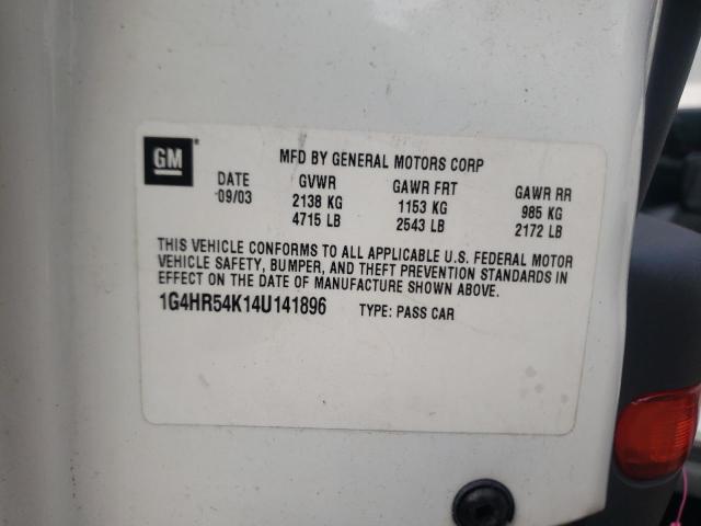 Photo 10 from auction – 2004 BUICK LESABRE LI with VIN 1G4HR54K14U141896