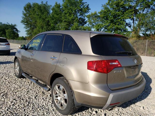 Photo 3 from auction – 2007 ACURA MDX TECHNO with VIN 2HNYD28337H513485