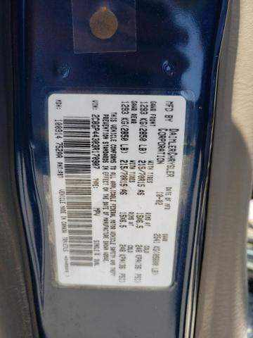 Photo 10 from auction – 2003 CHRYSLER TOWN & COU with VIN 2C8GP44303R170907