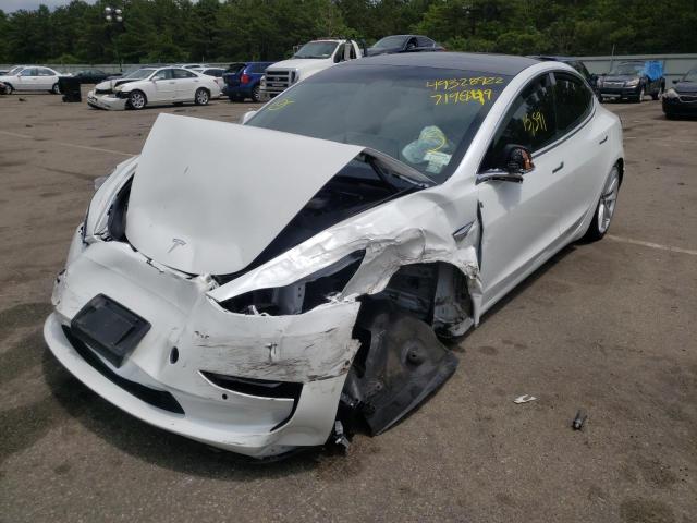 Photo 2 from auction – 2020 TESLA MODEL 3 with VIN 5YJ3E1EB0LF719849