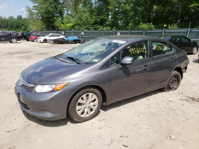 Photo 2 from auction – 2012 HONDA CIVIC LX with VIN 2HGFB2F59CH584113