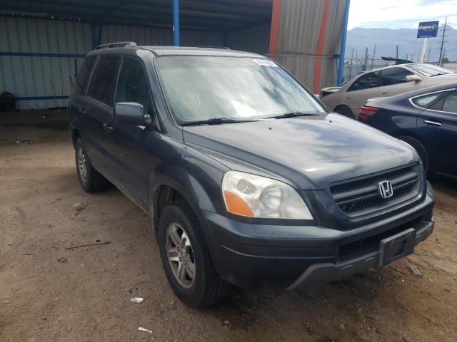 HONDA PILOT EXL 2004 with VIN 2HKYF18524H597782 - Photo from auction