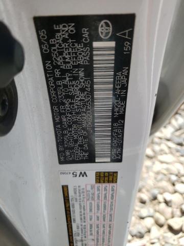 Photo 10 from auction – 2005 TOYOTA PRUIS with VIN JTDKB20U653074451