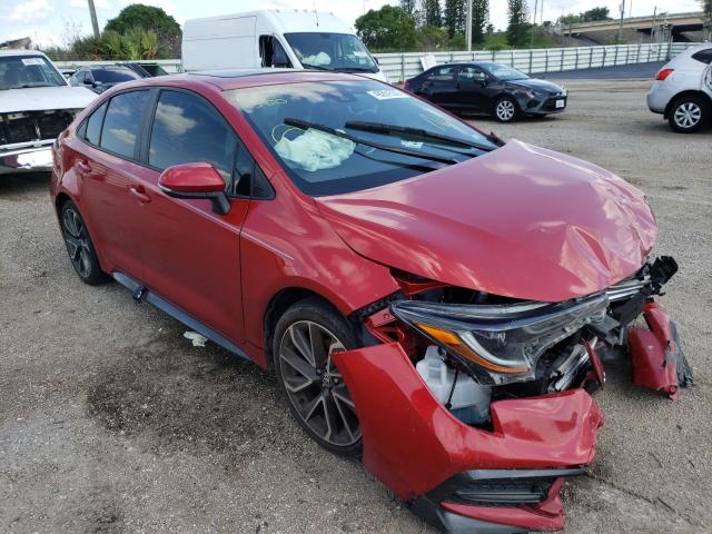 TOYOTA COROLLA SE 2020 with VIN 5YFM4RCE6LP047741 - Photo from auction