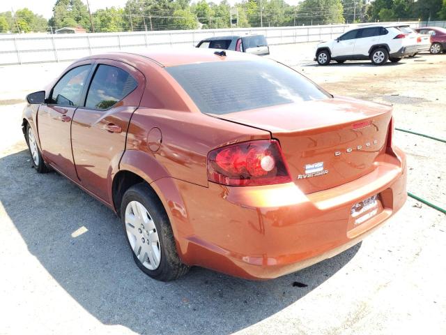 Photo 3 from auction – 2012 DODGE AVENGER SE with VIN 1C3CDZAB5CN280015