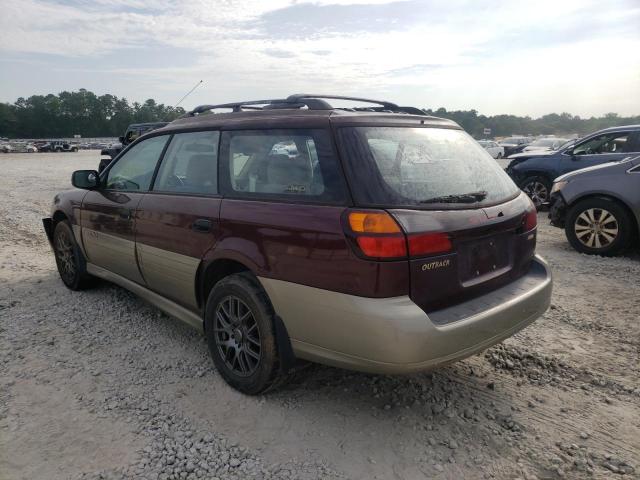 Photo 3 from auction – 2000 SUBARU LEGACY OUT with VIN 4S3BH675XY7641455