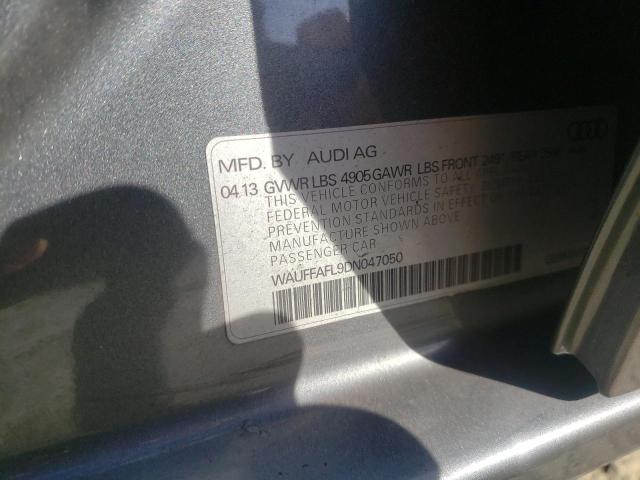 Photo 10 from auction – 2013 AUDI A4 PREMIUM with VIN WAUFFAFL9DN047050