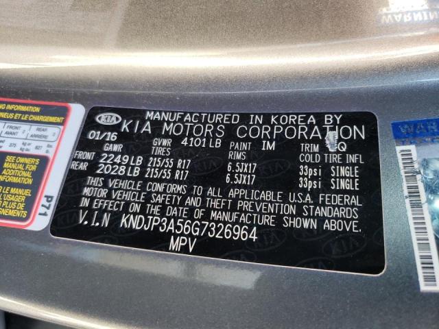 Photo 10 from auction – 2016 KIA SOUL with VIN KNDJP3A56G7326964