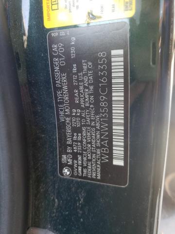 Photo 10 from auction – 2009 BMW 535 I with VIN WBANW13589C163358