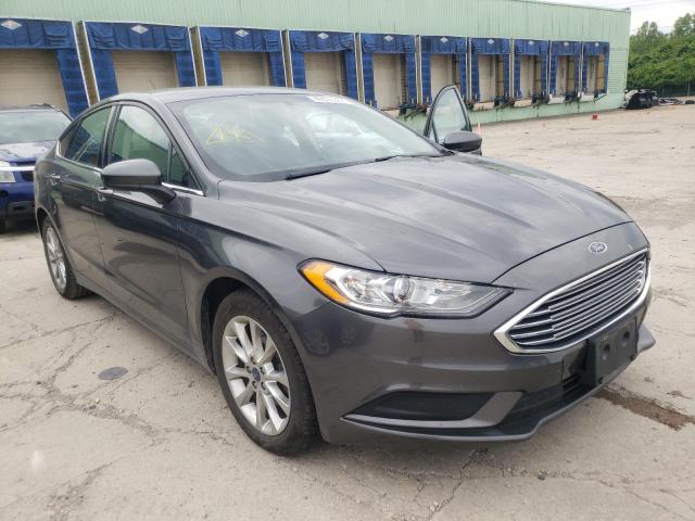FORD FUSION SE 2017 with VIN 3FA6P0HD1HR305019 - Photo from auction