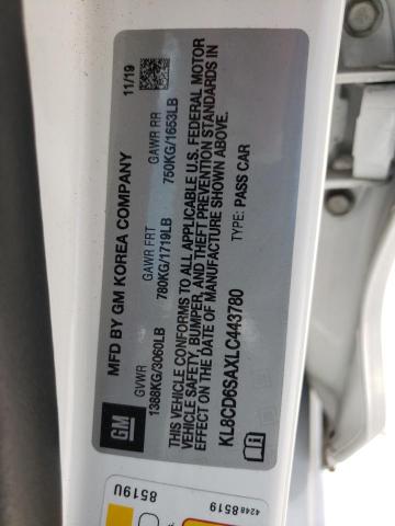 Photo 10 from auction – 2020 CHEVROLET SPARK 1LT with VIN KL8CD6SAXLC443780