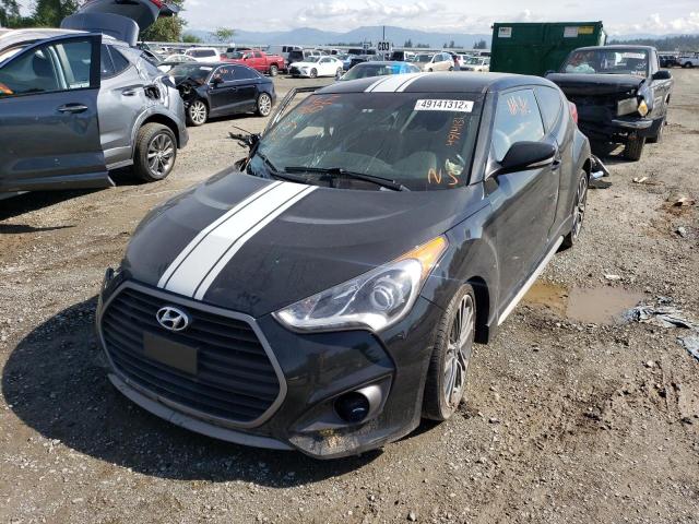 Photo 2 from auction – 2017 HYUNDAI VELOSTER T with VIN KMHTC6AE6HU313622