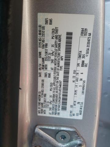 Photo 10 from auction – 2014 FORD ESCAPE SE with VIN 1FMCU9G91EUE54697
