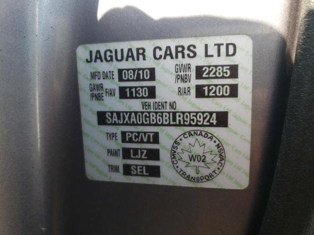 Photo 10 from auction – 2011 JAGUAR XF PREMIUM with VIN SAJXA0GB6BLR95924