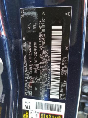 Photo 10 from auction – 2021 TOYOTA HIGHLANDER with VIN 5TDGBRCH9MS515032