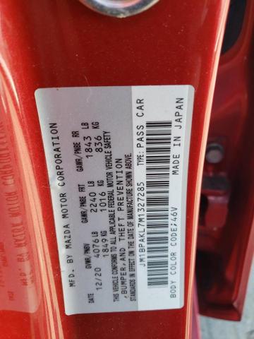 Photo 10 from auction – 2021 MAZDA 3 SELECT with VIN JM1BPAKL7M1327285