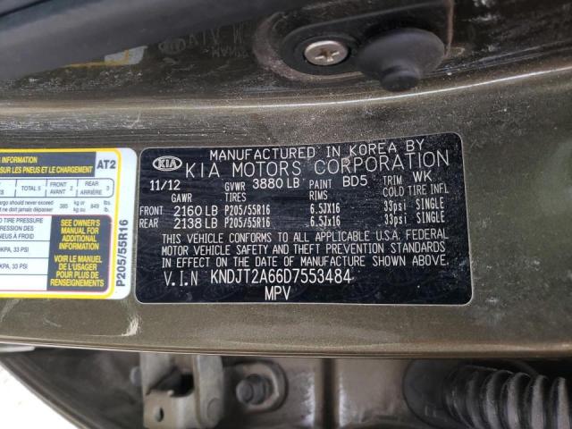 Photo 10 from auction – 2013 KIA SOUL + with VIN KNDJT2A66D7553484