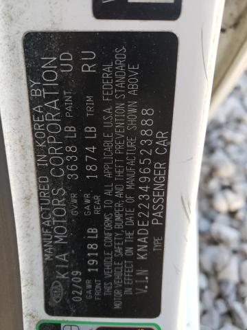Фото 10 с аукциона – 2009 KIA RIO BASE с VIN KNADE223496523888