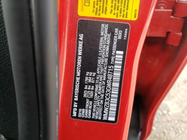 Photo 10 from auction – 2016 MINI COOPER COU with VIN WMWZB3C53GWR48715