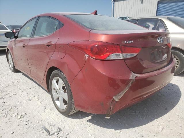 Photo 3 from auction – 2011 HYUNDAI ELANTRA GL with VIN KMHDH4AE4BU102470