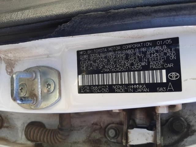 Photo 10 from auction – 2005 TOYOTA SCION XA with VIN JTKKT604250113325