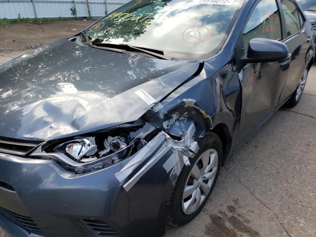 Photo 9 from auction – 2016 TOYOTA COROLLA L with VIN 2T1BURHE2GC652426