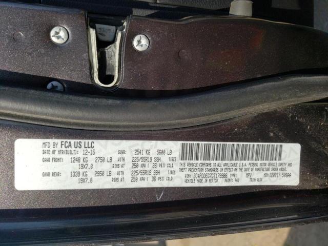 Photo 10 from auction – 2016 DODGE JOURNEY R/ with VIN 3C4PDDEG7GT179988