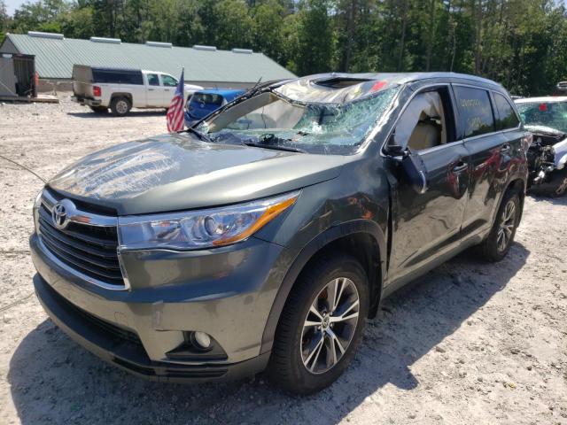 Photo 2 from auction – 2016 TOYOTA HIGHLANDER with VIN 5TDJKRFHXGS346225