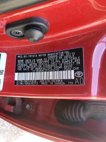 Photo 10 from auction – 2015 TOYOTA COROLLA L with VIN 2T1BURHE3FC424210