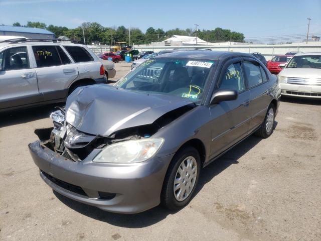 Photo 2 from auction – 2005 HONDA CIVIC LX with VIN 2HGES16575H594597