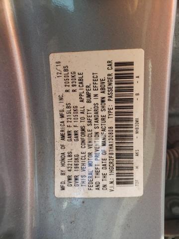 Photo 10 from auction – 2017 HONDA ACCORD with VIN 1HGCR2F81HA130808