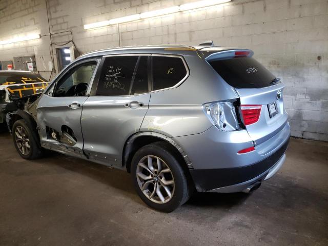 Photo 3 from auction – 2011 BMW X3 XDRIVE3 with VIN 5UXWX7C58BL732687