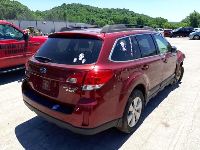 Photo 4 from auction – 2011 SUBARU OUTBACK 2. with VIN 4S4BRBGC1B3314988