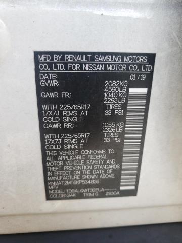 Photo 10 from auction – 2019 NISSAN ROGUE S with VIN KNMAT2MT6KP534836