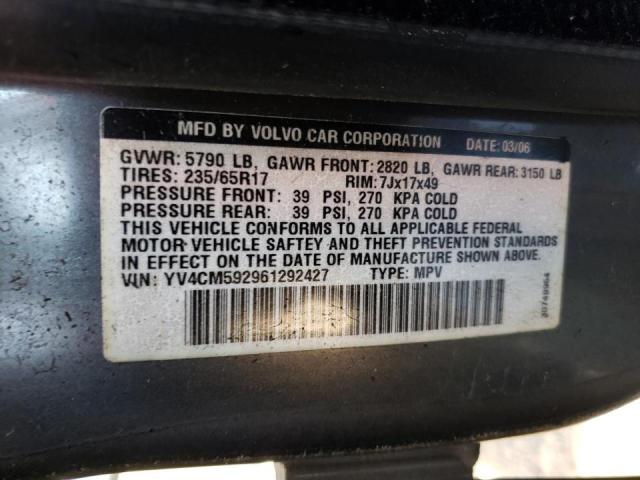 Photo 10 from auction – 2006 VOLVO XC90 with VIN YV4CM592961292427