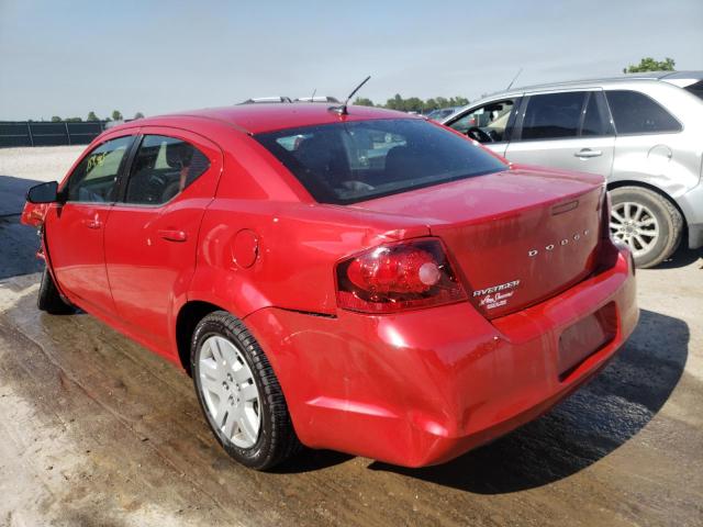 Photo 3 from auction – 2013 DODGE AVENGER SE with VIN 1C3CDZAB1DN623100