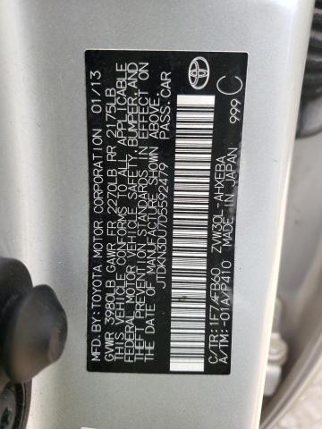 Photo 10 from auction – 2013 TOYOTA PRIUS with VIN JTDKN3DU7D5592479
