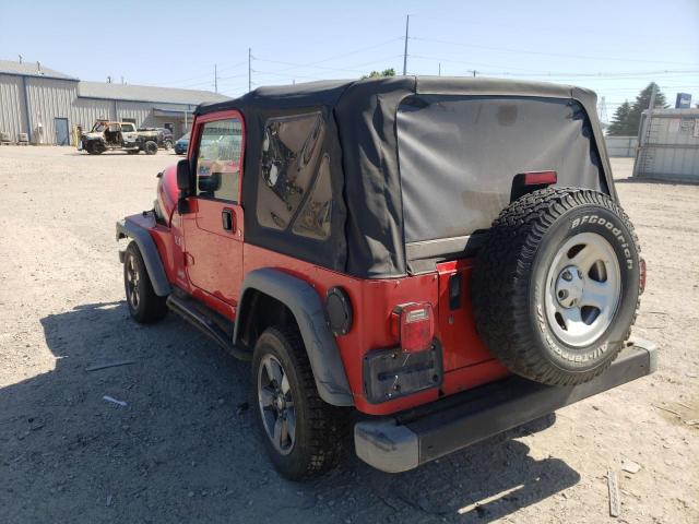 Photo 3 from auction – 2005 JEEP WRANGLER X with VIN 1J4FA39S85P348375