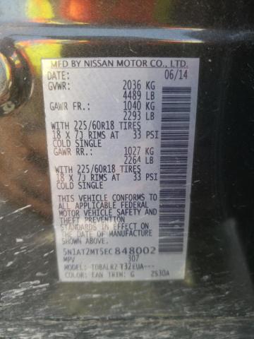 Photo 10 from auction – 2014 NISSAN ROGUE S with VIN 5N1AT2MT5EC848002