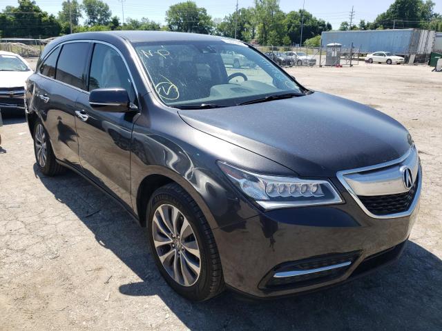 ACURA MDX TECHNO 2015 with VIN 5FRYD4H41FB030574 - Photo from auction