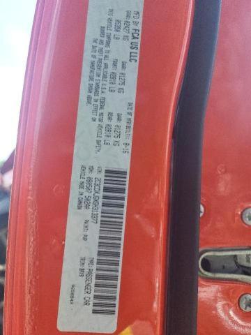 Photo 10 from auction – 2016 DODGE CHARGER SX with VIN 2C3CDXJGXGH313377